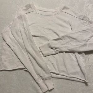 Aerie cropped sweatshirt
